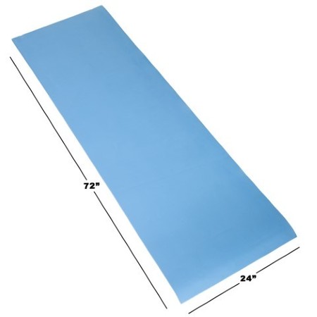 Leisure Sports Extra Thick Yoga Mat, Non Slip Comfort Foam, Durable for Fitness, Pilates, Workout  (Light Blue) 208354KGF